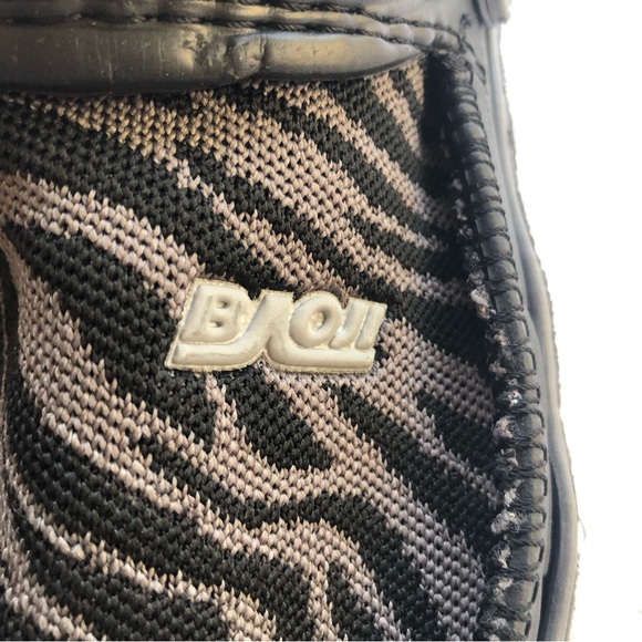 Boji Sandals Women’s Size 41(US-10) Gray/Black Zebra Mules Clogs Rubber Shoes - Picture 15 of 16